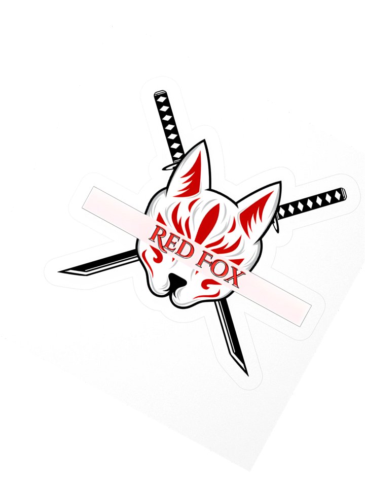 Red Fox Warrior Sticker product image (5)