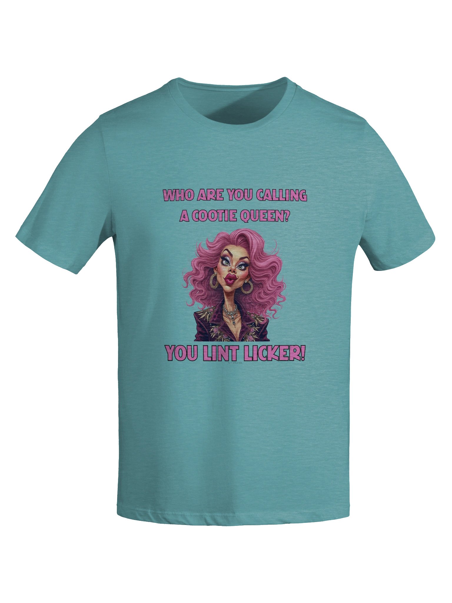[BJ Designs] Cootie Queen Lint Licker - Women's Graphic Tee product image (7)