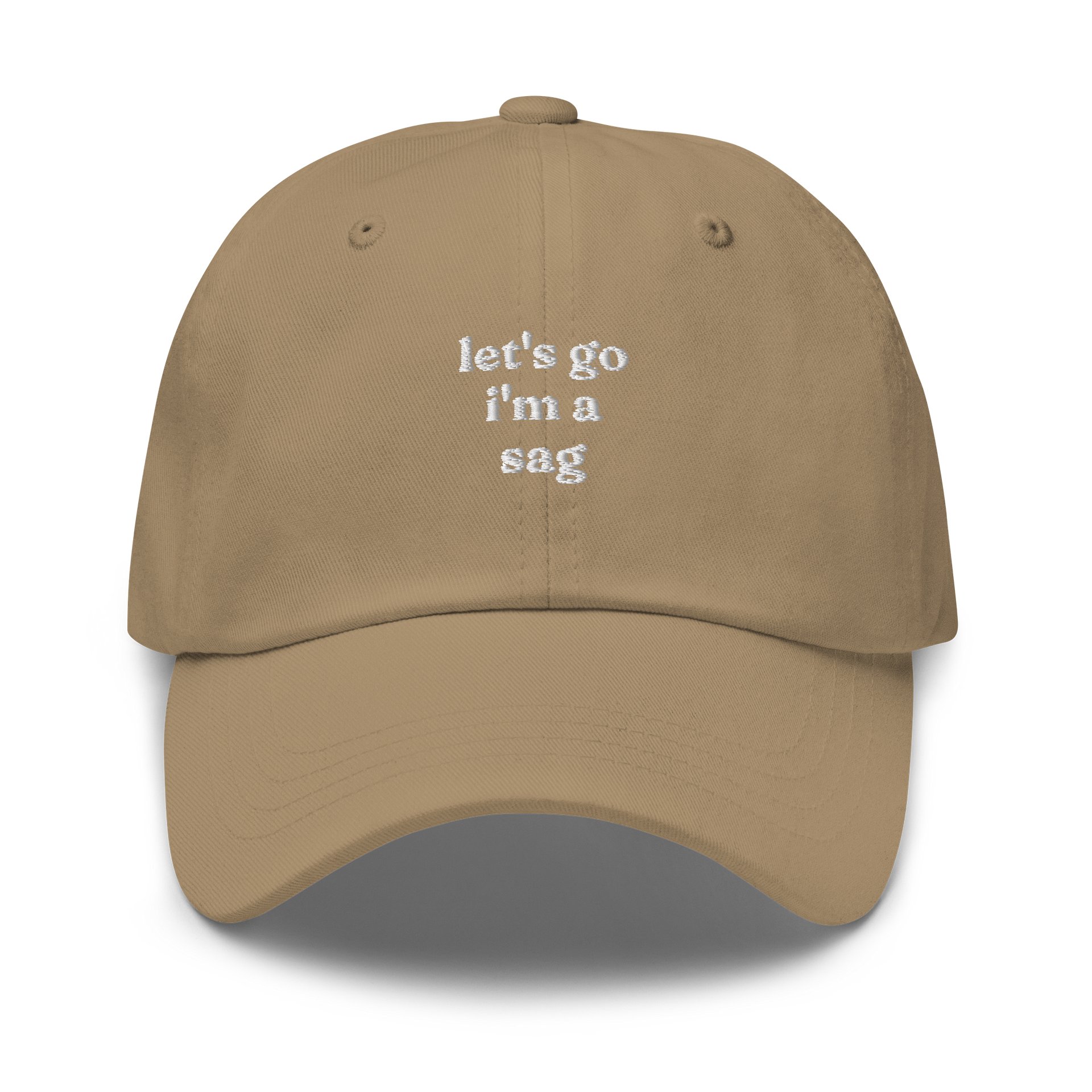 let's go sag embroidered cap product image (22)