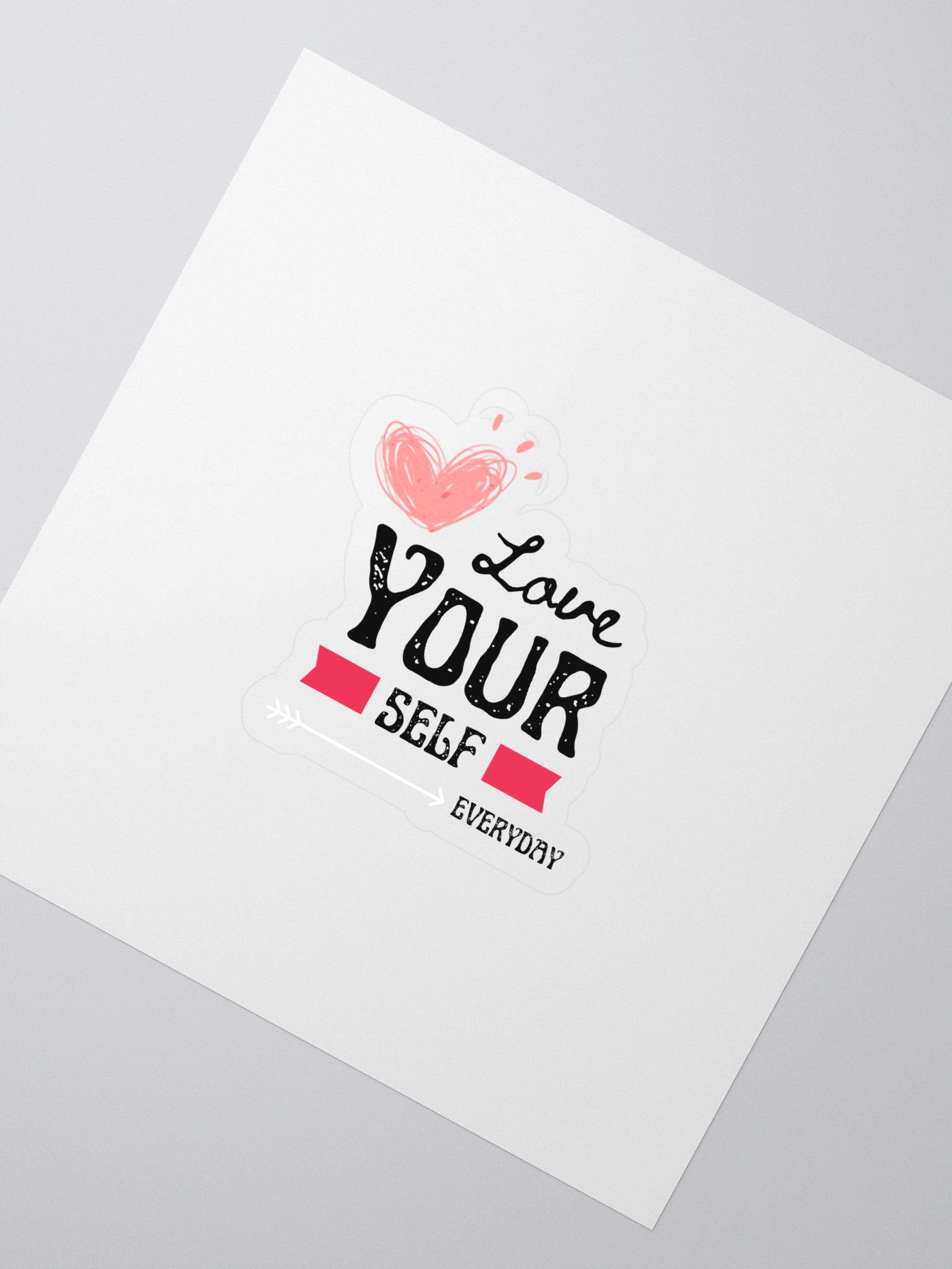 Love Yourself Everyday Sticker product image (2)
