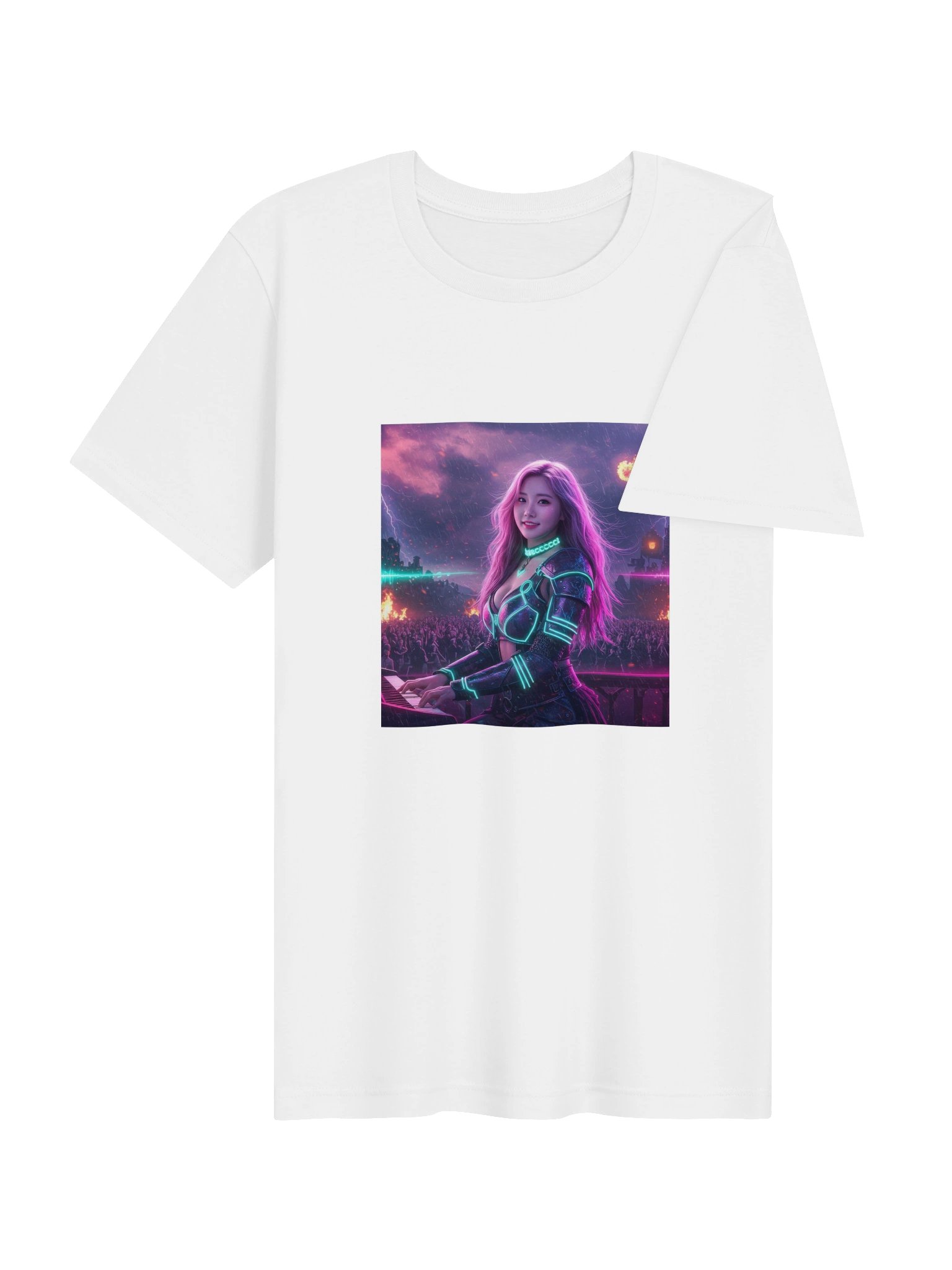 Deltasona Unisex Supersoft Cotton T-Shirt - White product image (4)