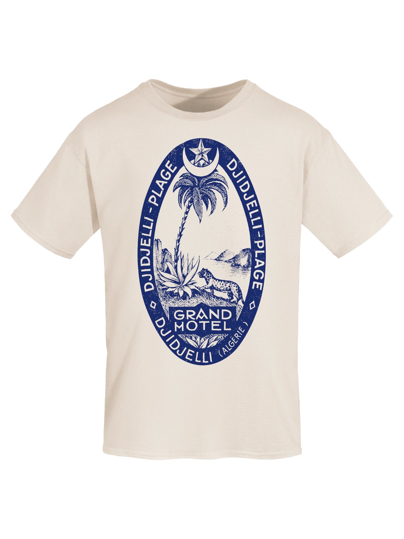 Djidjelli Plage Grand Motel Vintage Coastal T-Shirt product image (13)