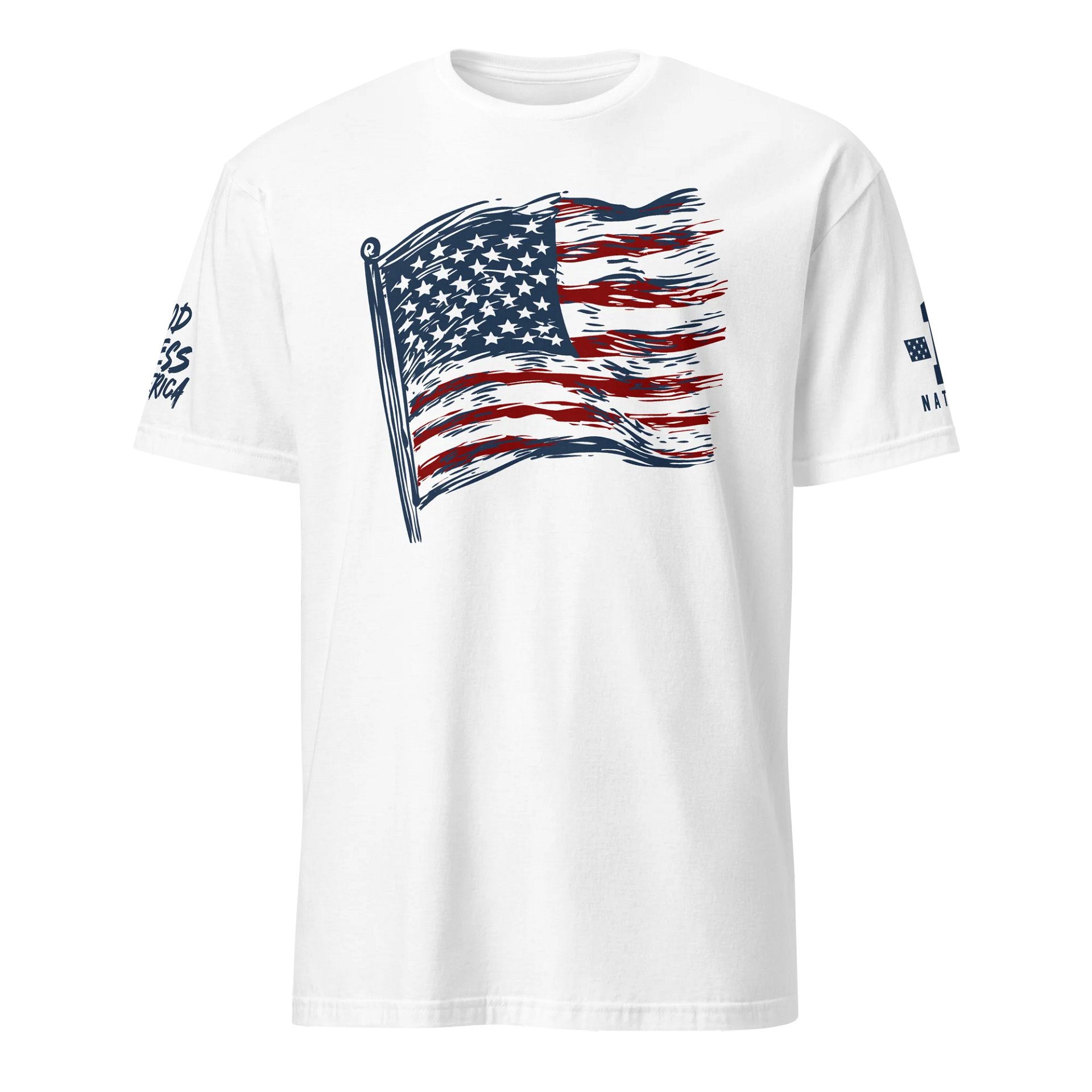 God Bless America Wavy Flag product image (1)