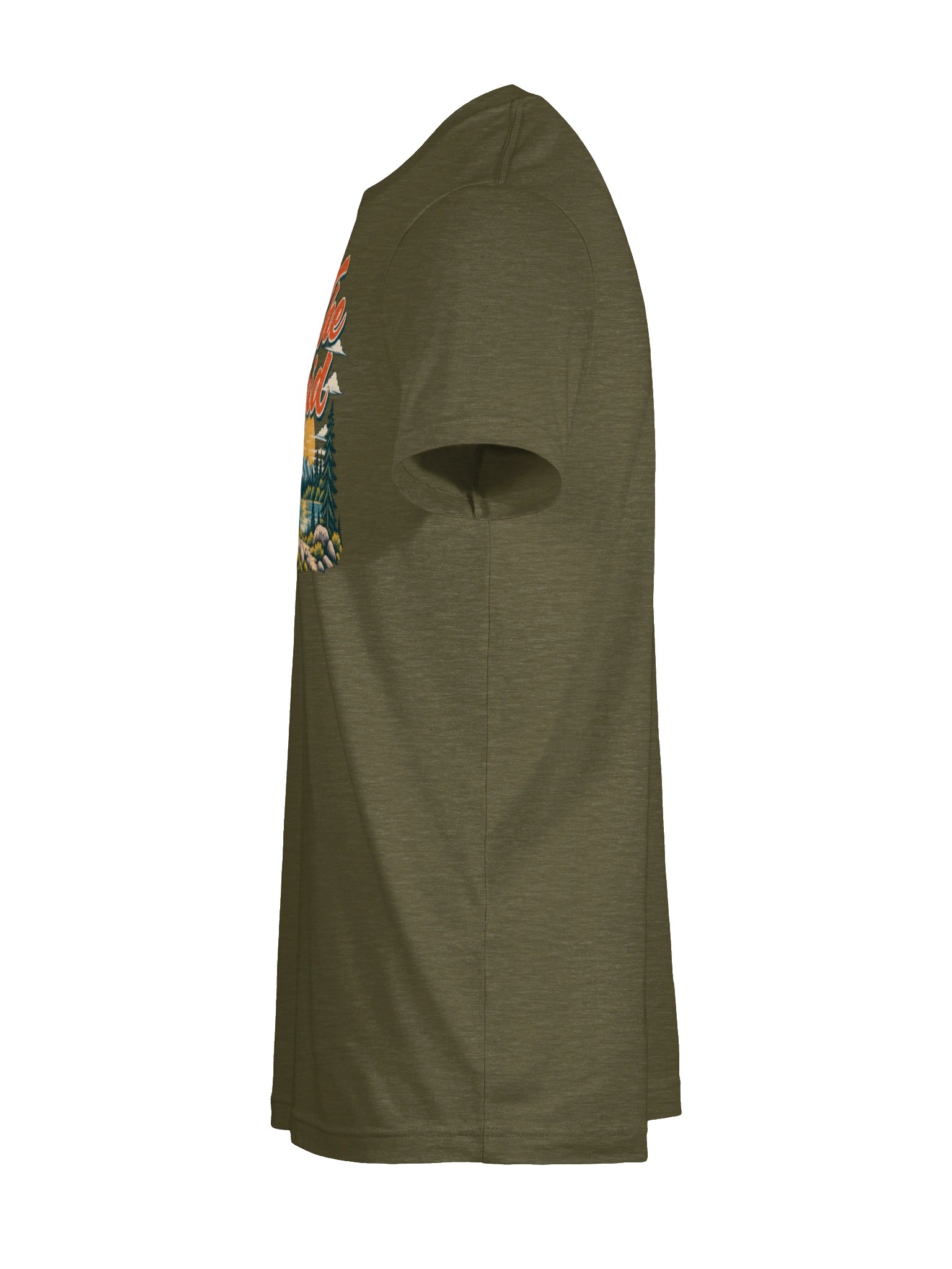 Off The Grid Nature Tee | Heather Olive product image (12)