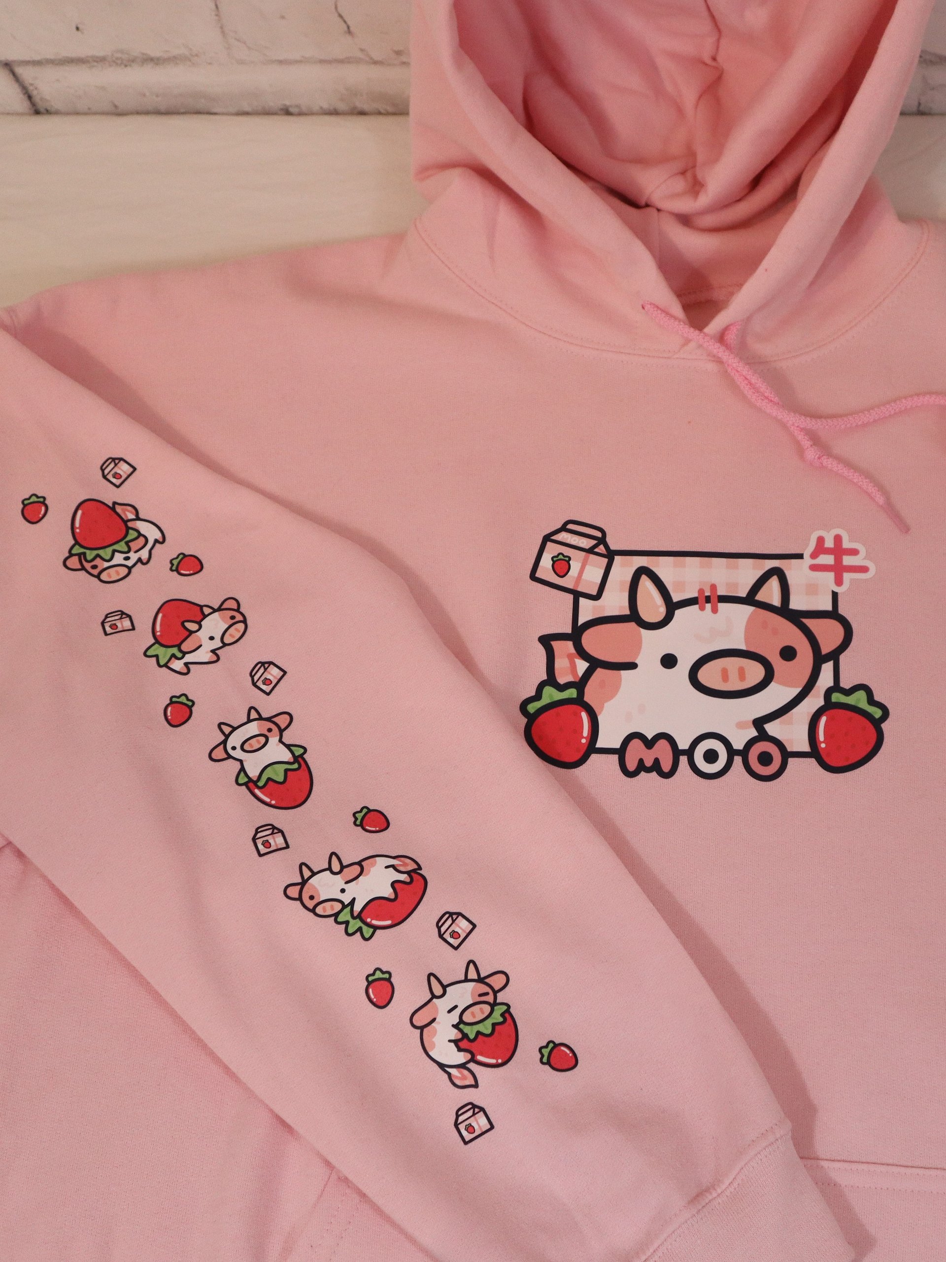 Strawberry Cow Hoodie product image (4)