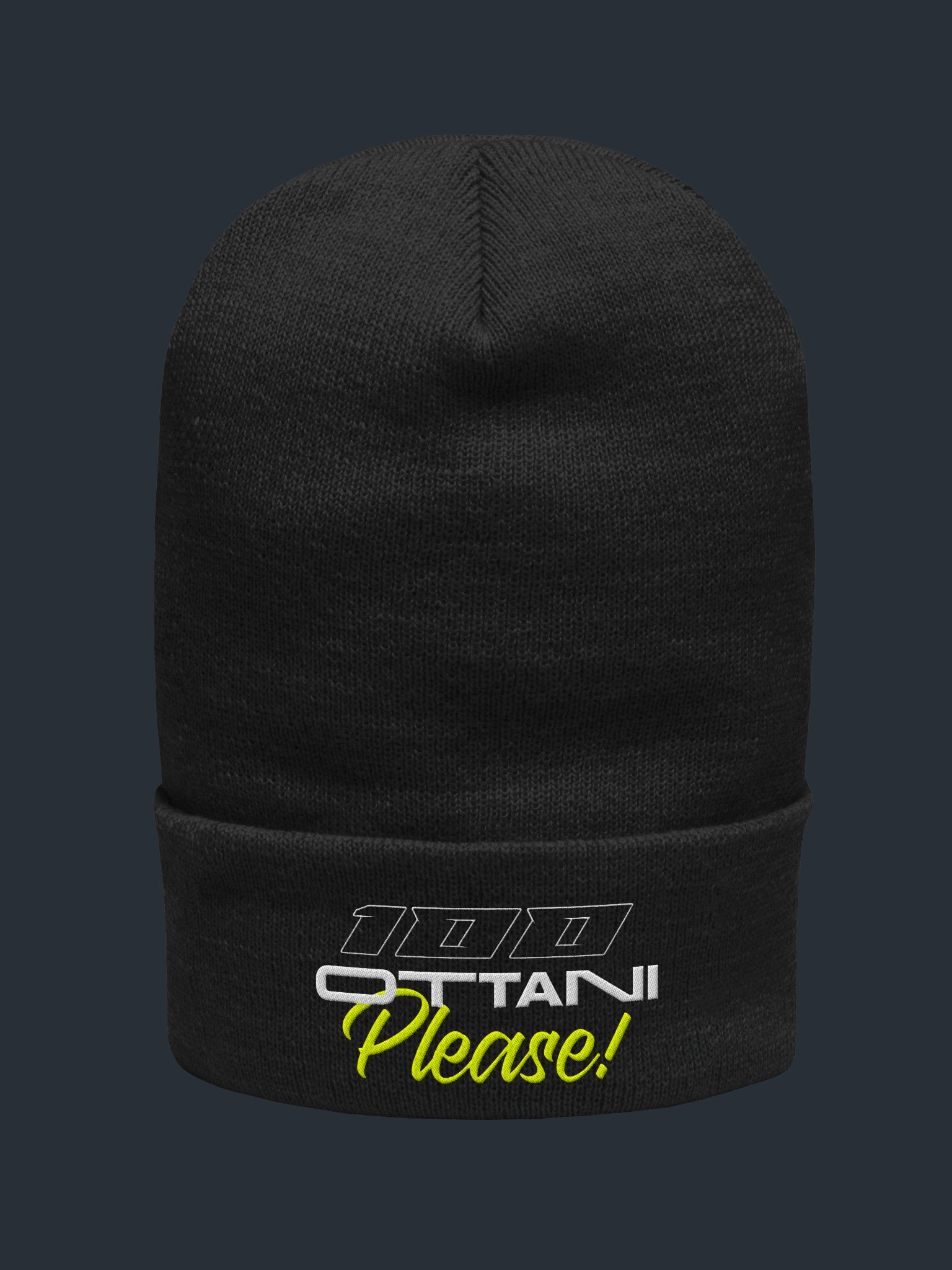 100 Ottani Please!™ Racing Streetwear Cuffed Beanie | Paddock Warm-Up Edition product image (1)