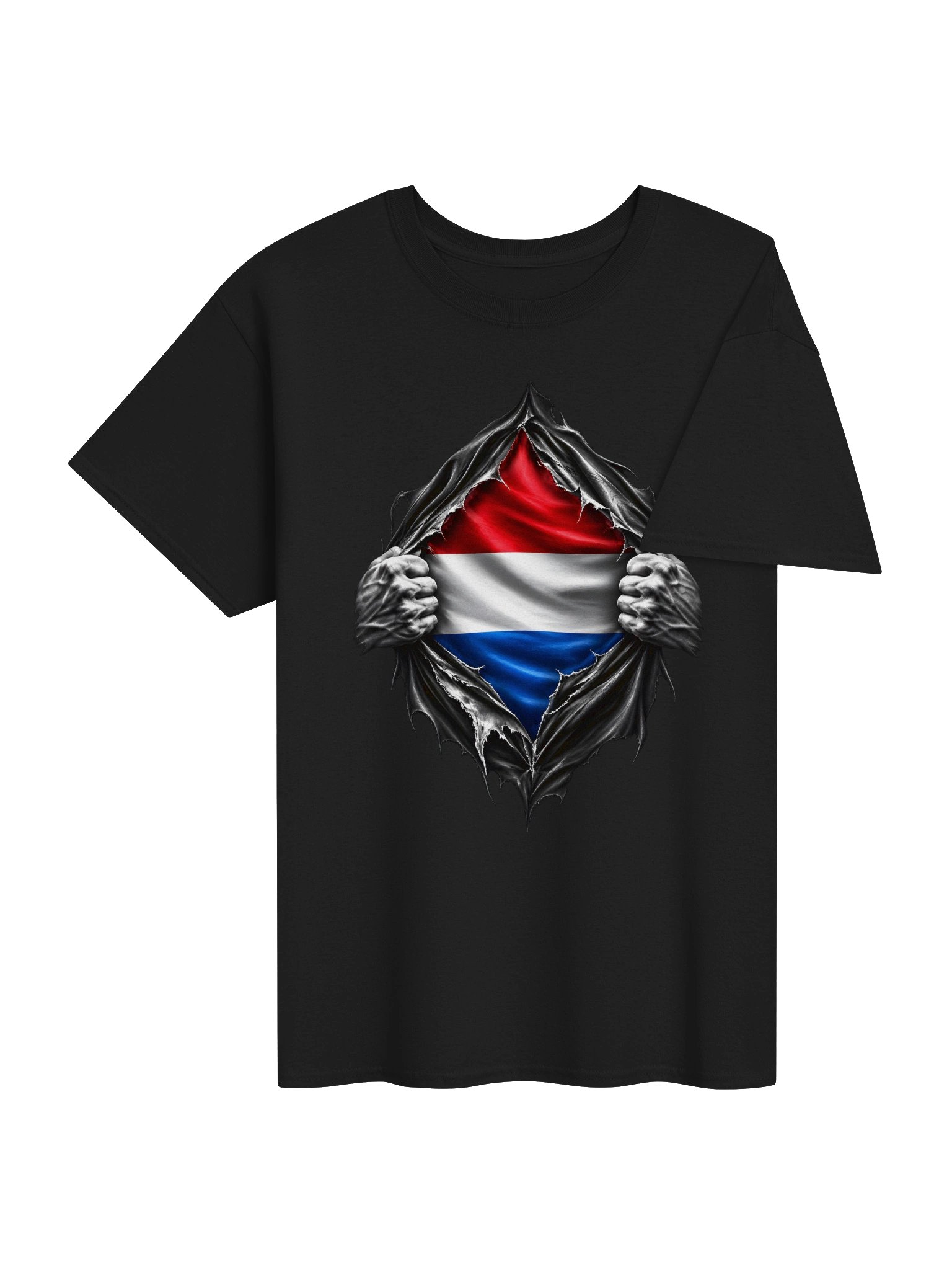 Nederlandse Vlag Gescheurd T-Shirt – Stoer Nederland product image (3)