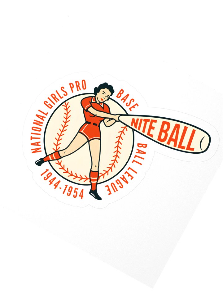 NGBL Legacy Collection Modern Nite Ball Logo Kiss Cut Sticker product image (2)