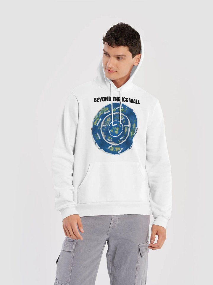 Premium Supersoft Hoodie Beyond The Ice Wall Map product image (1)