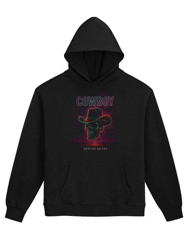 ÁDRIAN GRASS — COWBOY Hoodie — Black (Drop 01) product image (1)