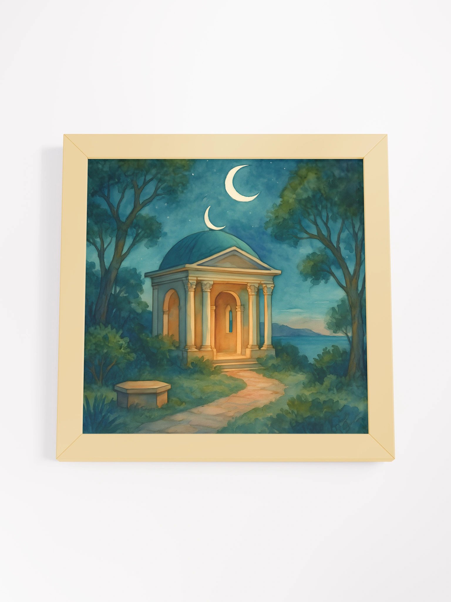 ✧ Moon Dial Sanctuary Framed Poster ✧ product image (4)