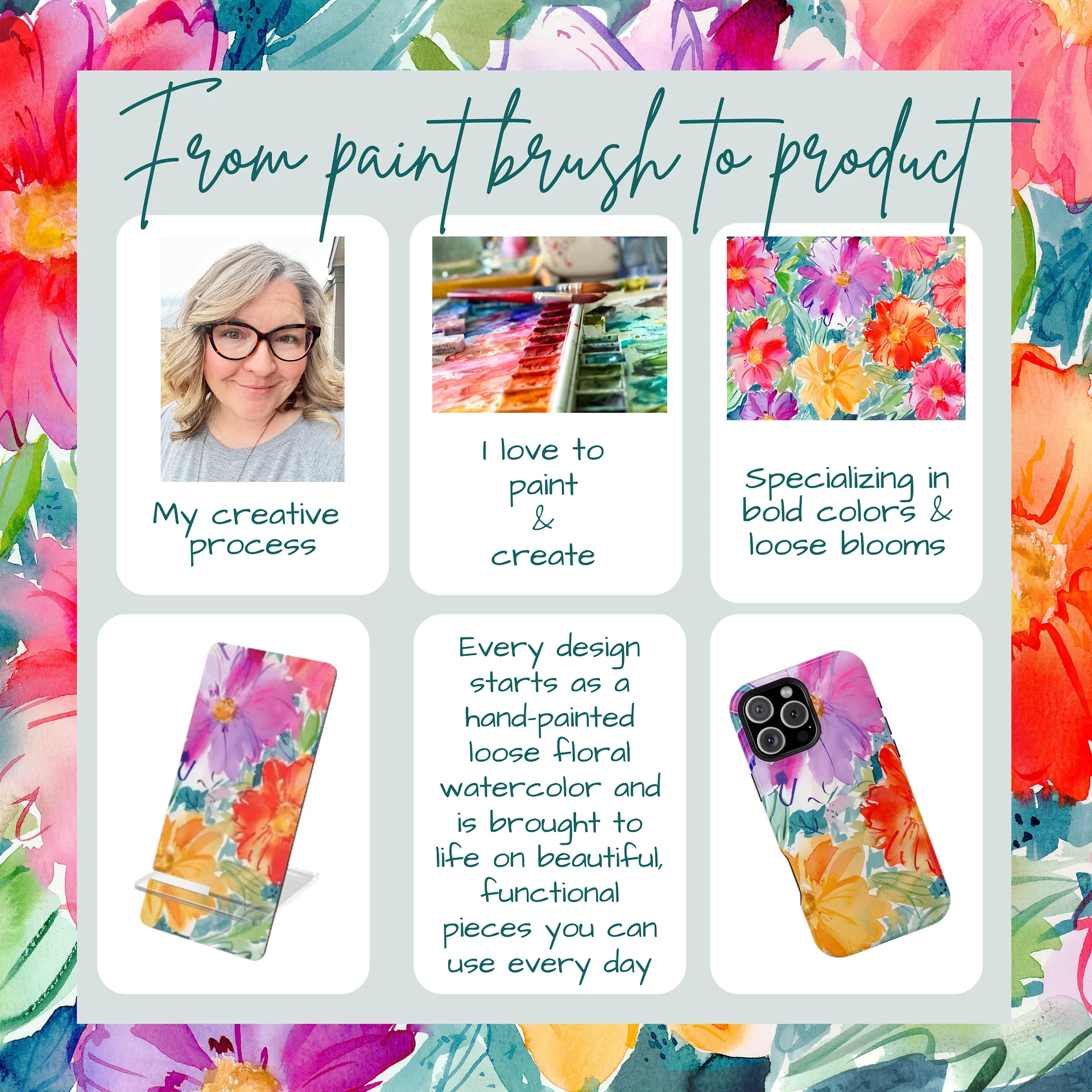 Magnetic Phone Case - Bold Blooms product image (12)
