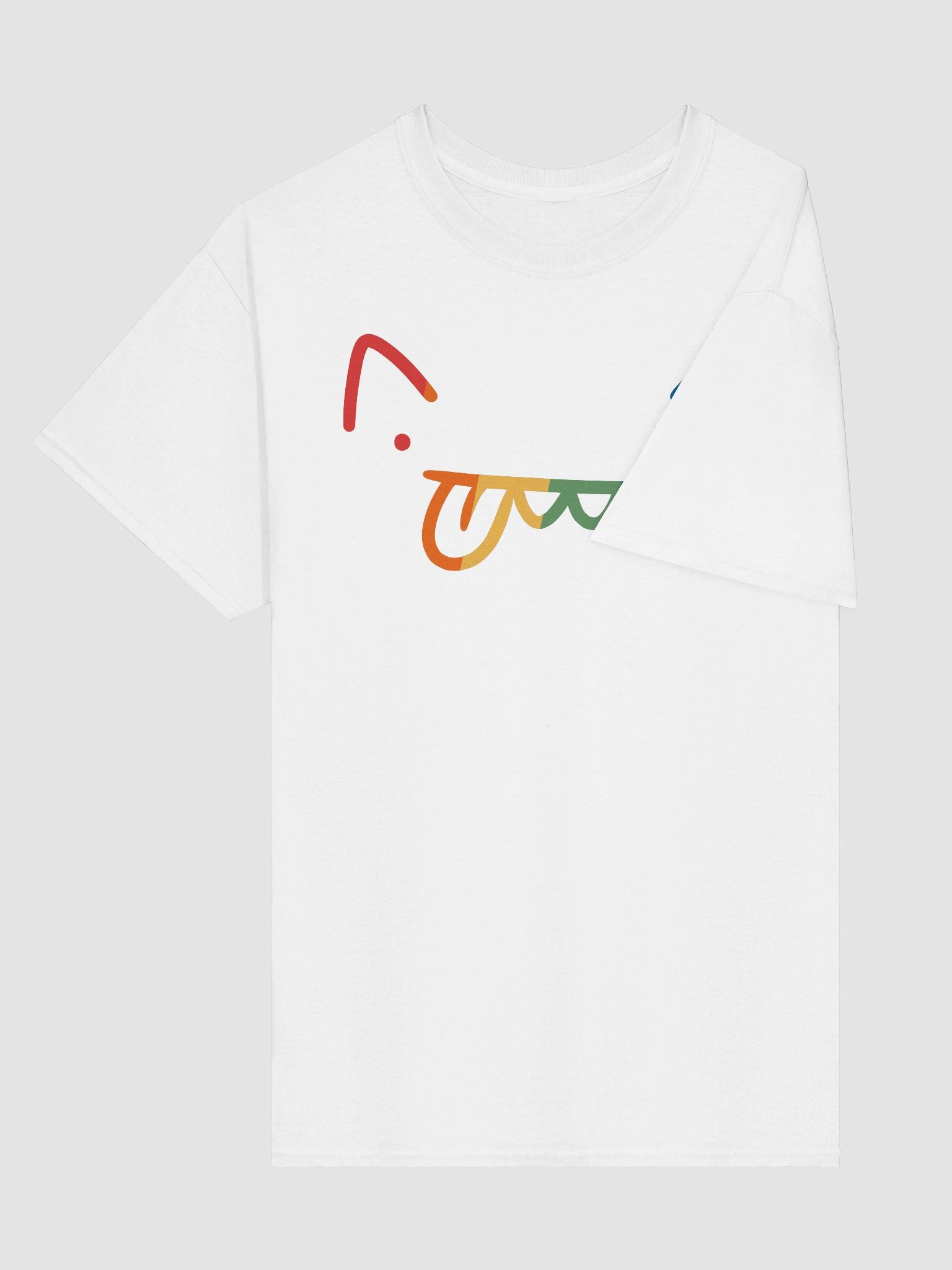 Minimal Rainbow Fox T-Shirt product image (3)