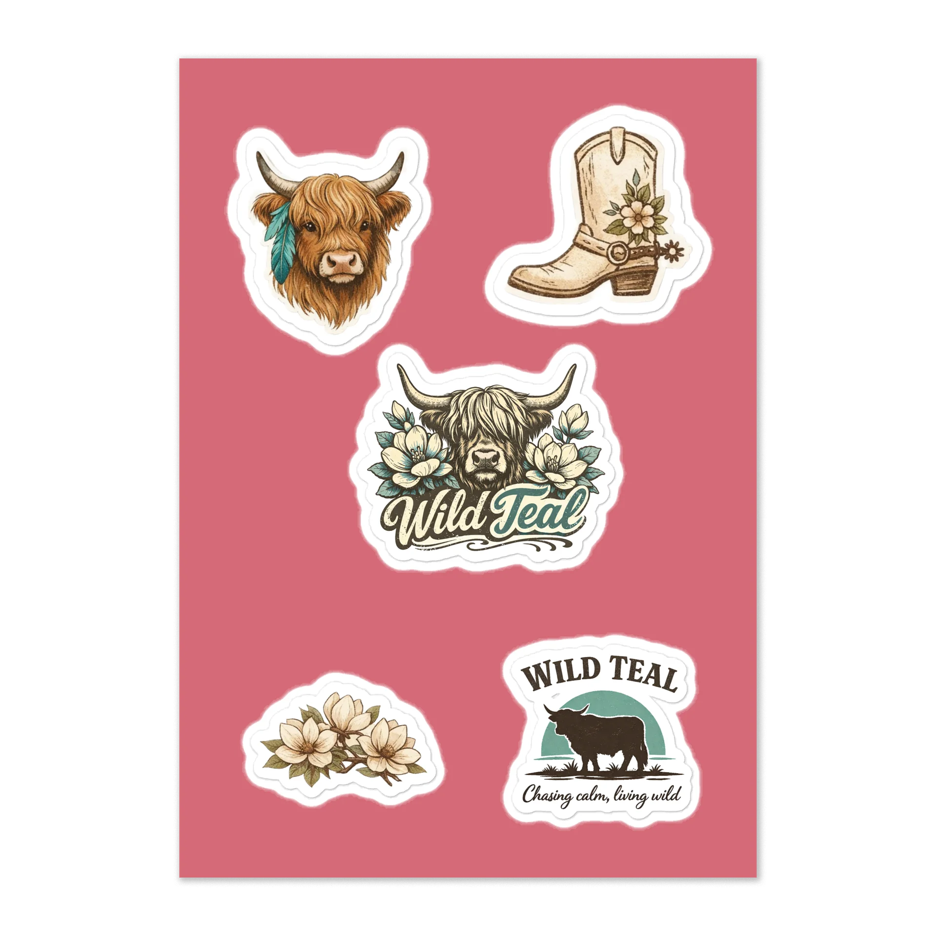 Wild Teal - Sticker Collection product image (1)