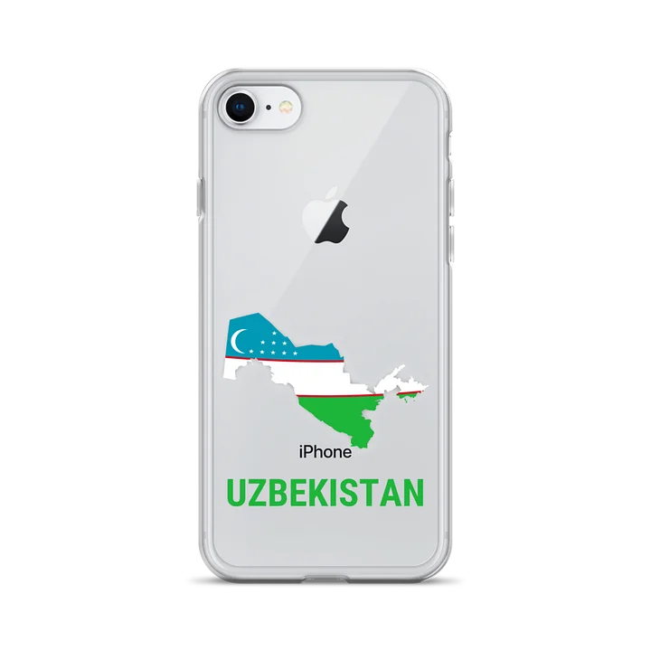 Uzbekistan 2026 World Cup Flag iPhone Tough Case - Uzbekistan Soccer Phone Cover - Dual Layer Protective Case product image (1)