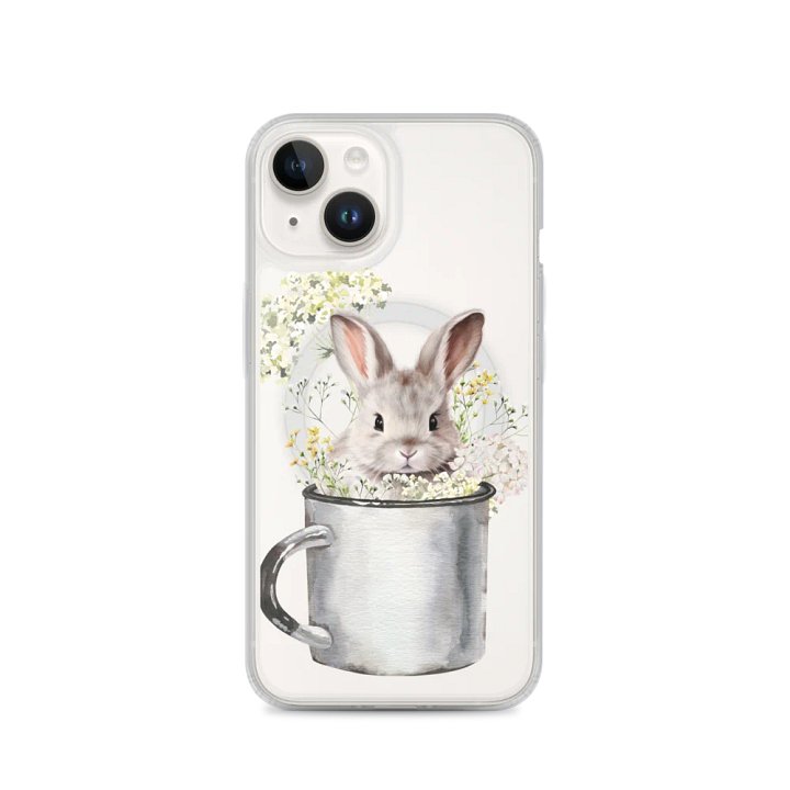 Bunny in a Mug iPhone® MagSafe® Case product image (1)