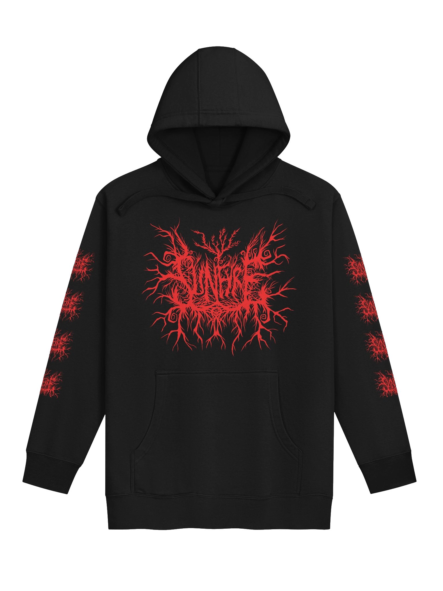 Sunfyre Red Metal Logo Hoodie product image (1)