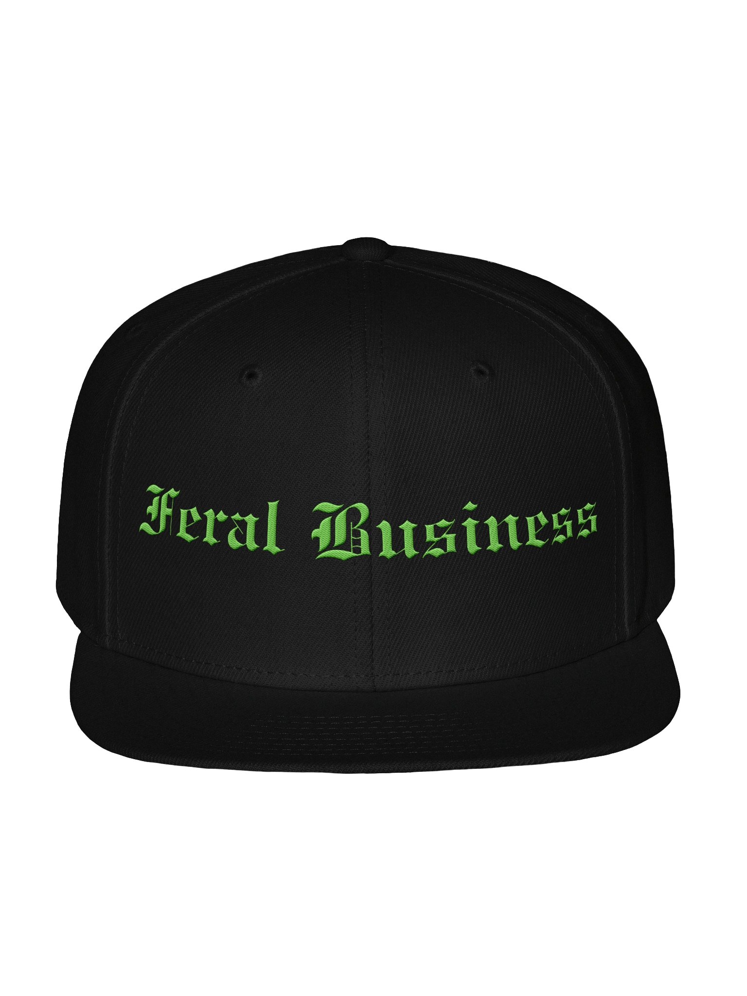 Feral Business - Old English Absinthe Snapback Hat product image (1)