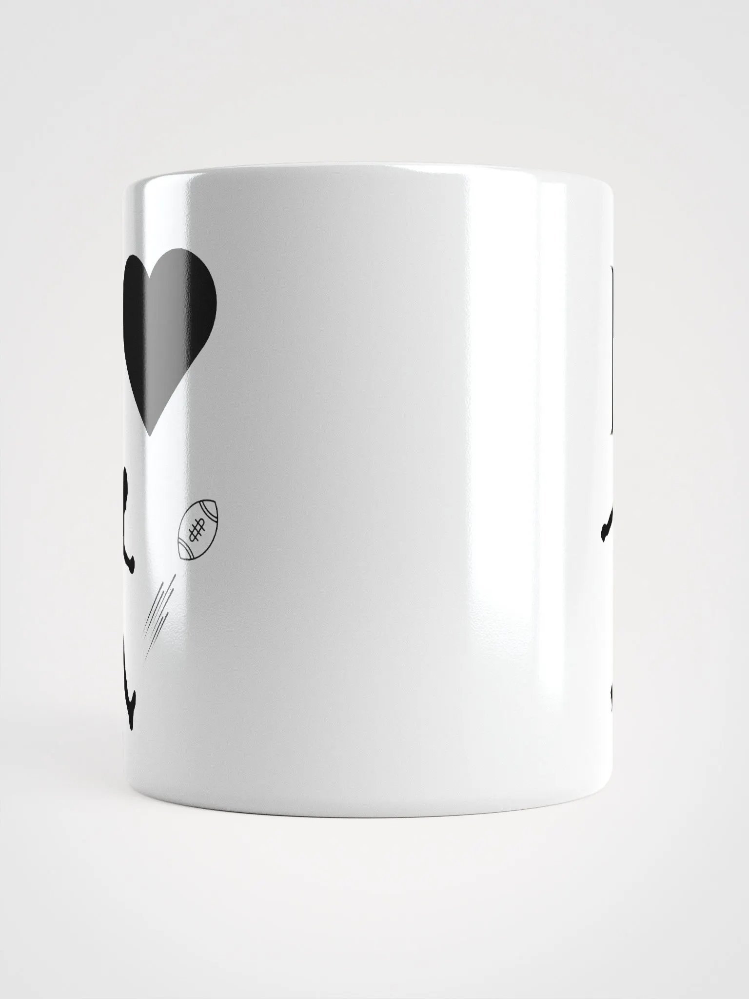 I ❤️ Football Mug product image (5)