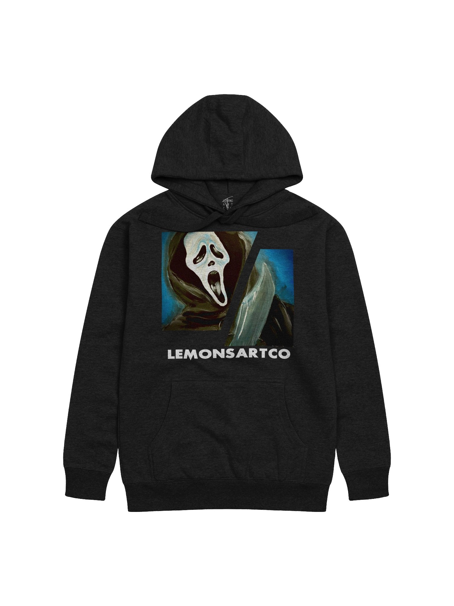 Ghostface with a Knife Split Design Hoodie product image (8)