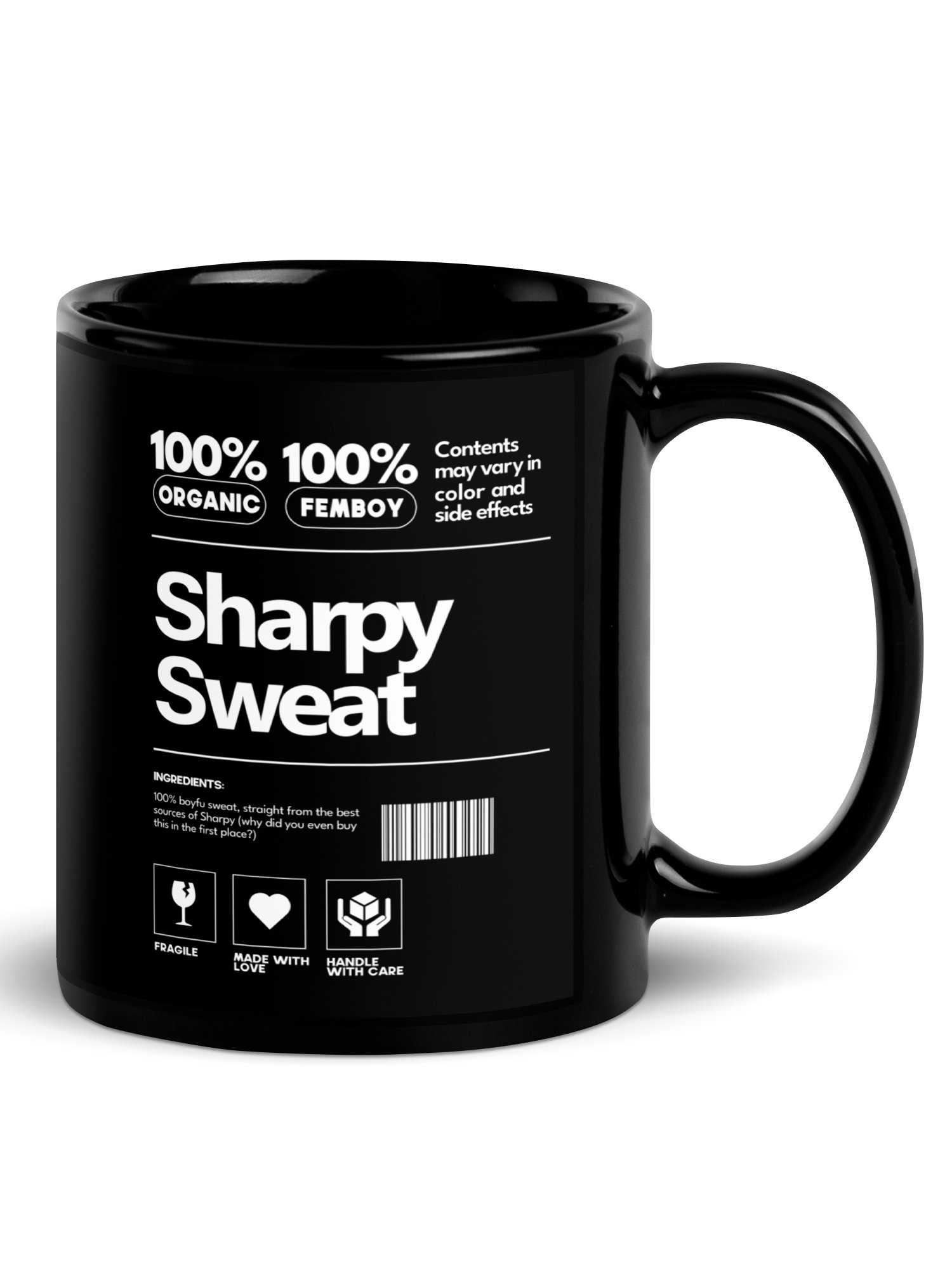 Sharpy Sweat Black Mug product image (2)