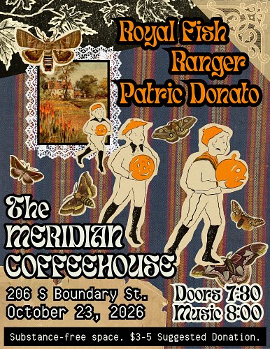 🎃 Hello, fish fans!! 🎃
We will be playing at the Meridian this Friday, October 23rd at 8:00pm. We are so excited and have som...