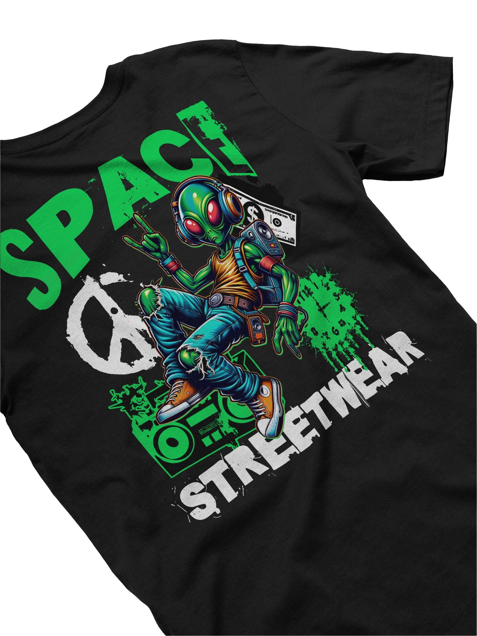 Space Streetwear T-Shirt: Out Of This World Alien Fashion product image (4)