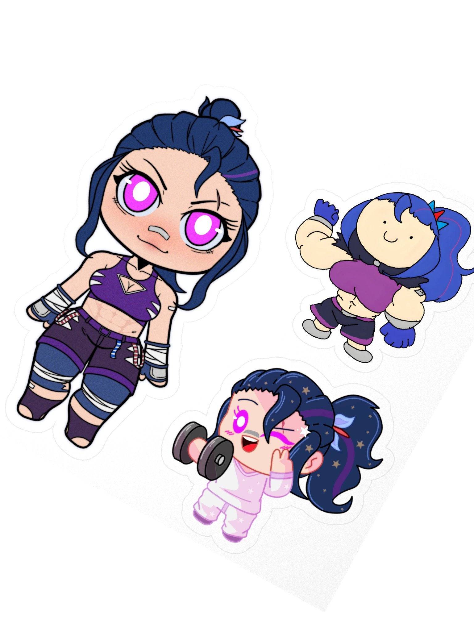 Chibi Drakya Stickers product image (2)