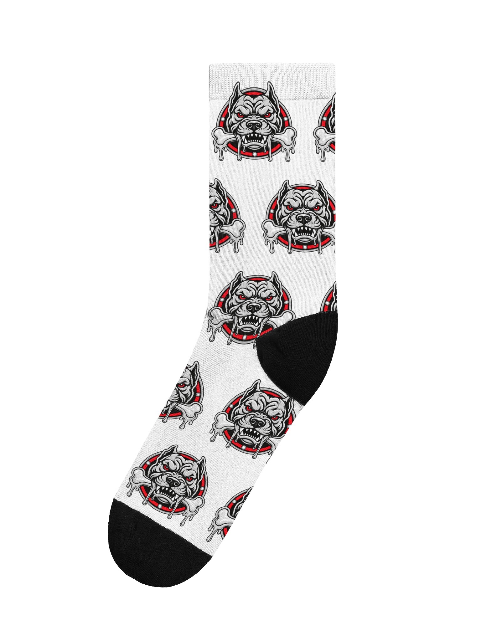Boro Bonedawgs Crew Socks - White product image (1)
