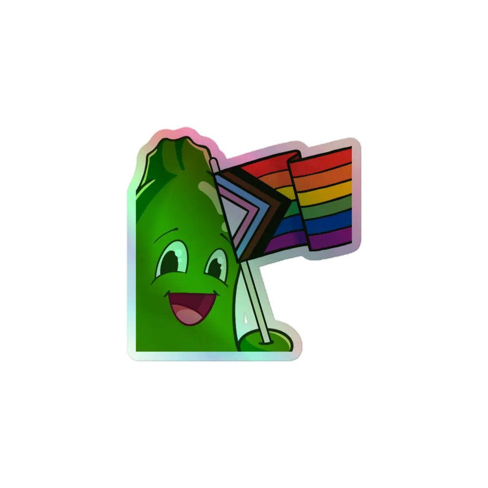Zookini Holographic Pride Sticker product image (1)