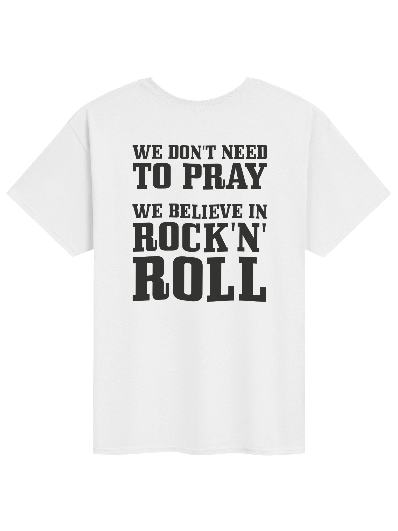 We Believe In Rock'n'Roll - Unisex T-Shirt (White) product image (2)