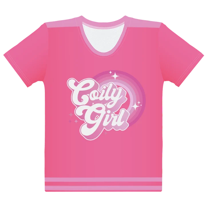 Coily Girl Pink Tie-Die Tee product image (1)