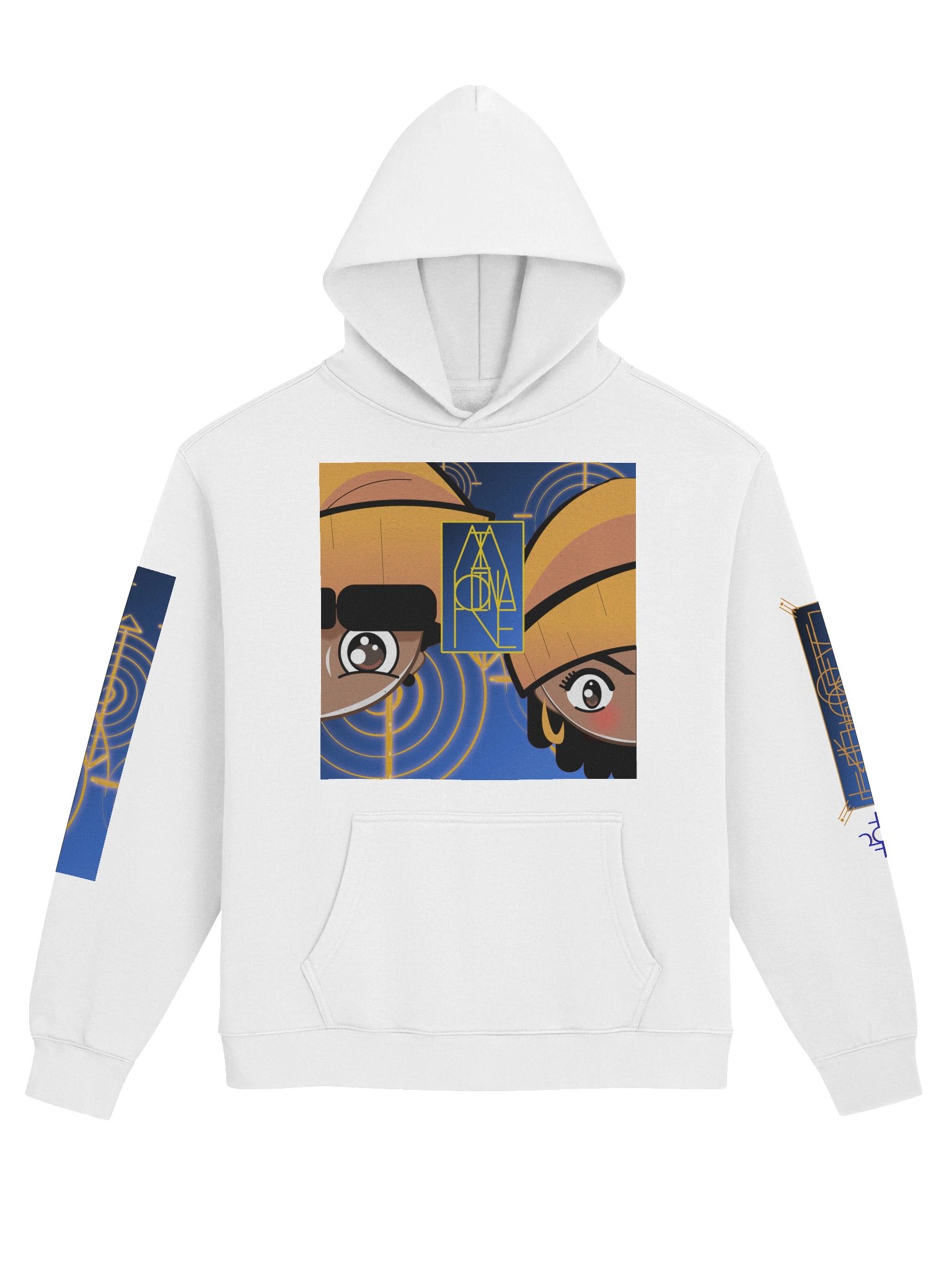 VIBRANT DREAMS WATER ELEMENT Unisex Oversized Hoodie product image (3)