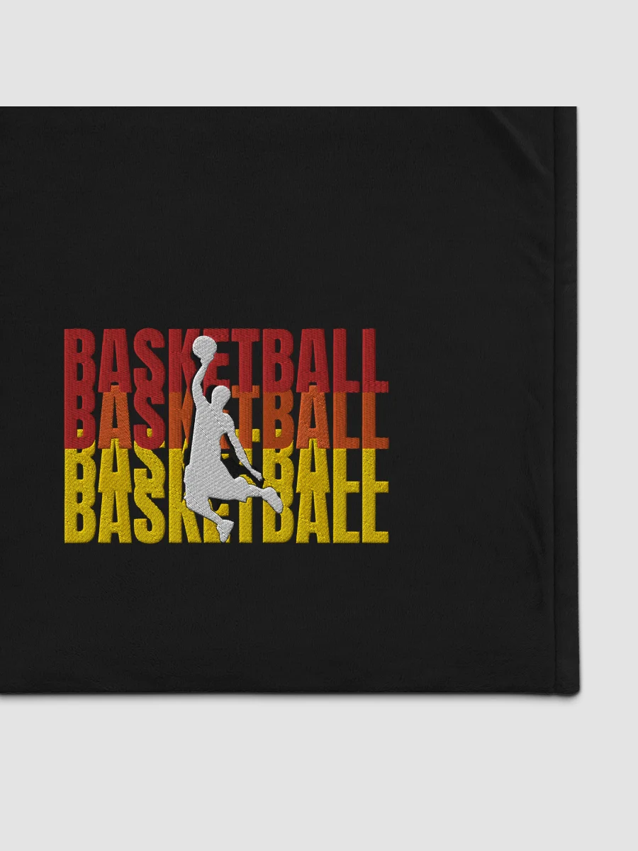 Port Authority Embroidered Premium Sherpa Blanket - Basketball product image (1)