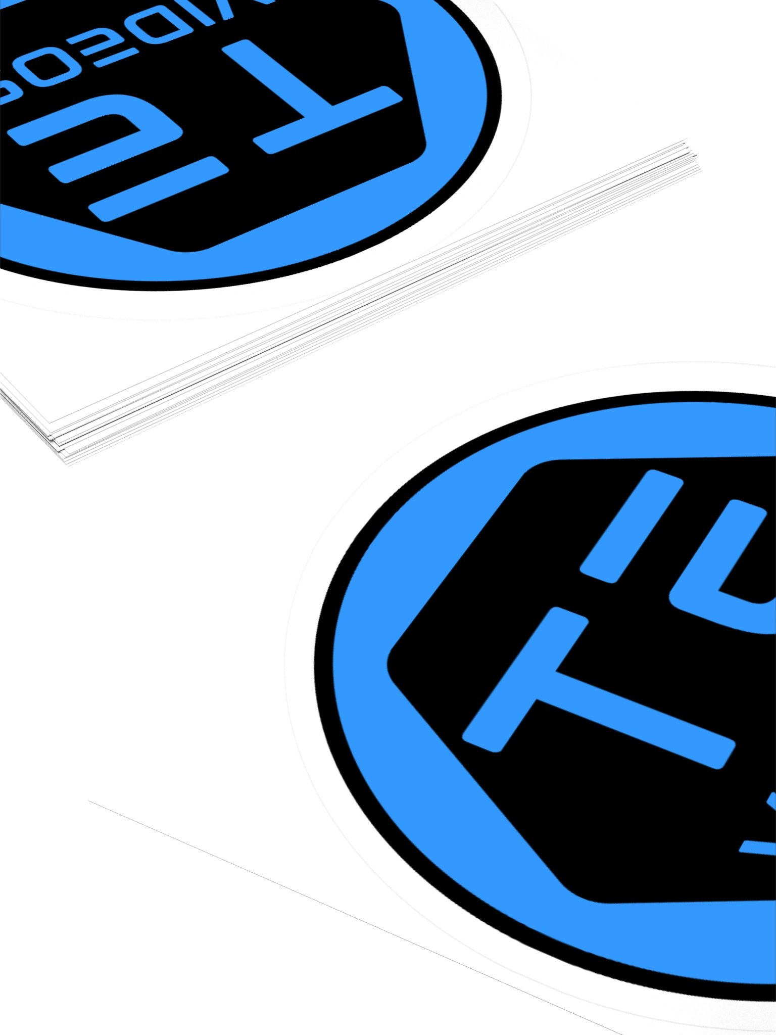 TE Logo Sticker - Blue product image (4)