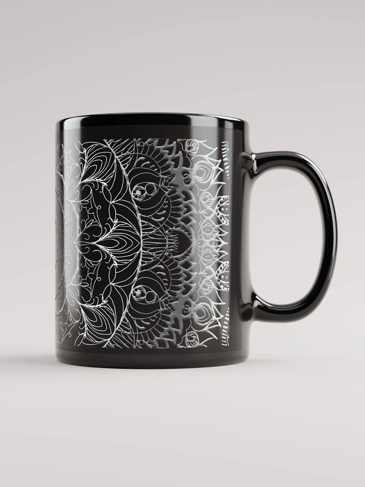 Mystical Symmetry Black Mug product image (2)