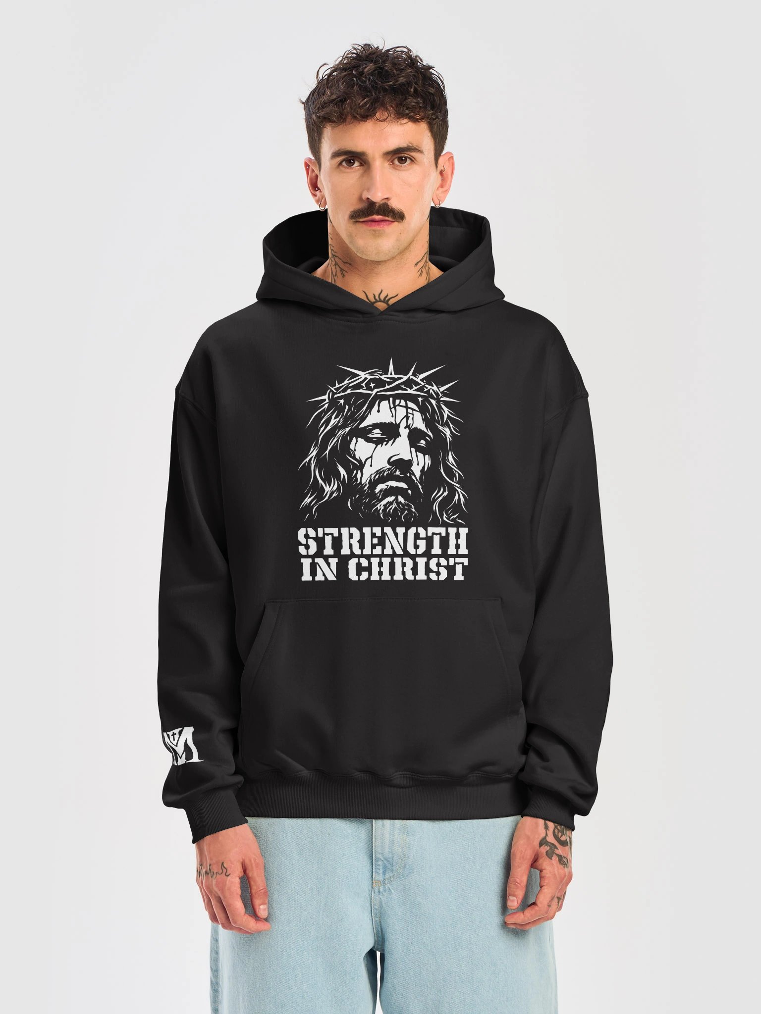 Strength in Christ Hoodie Organic product image (5)