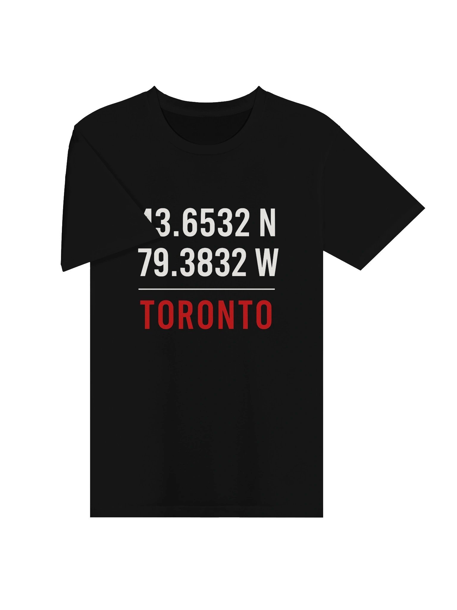 Toronto Coordinates T-Shirt - Latitude Tee product image (3)