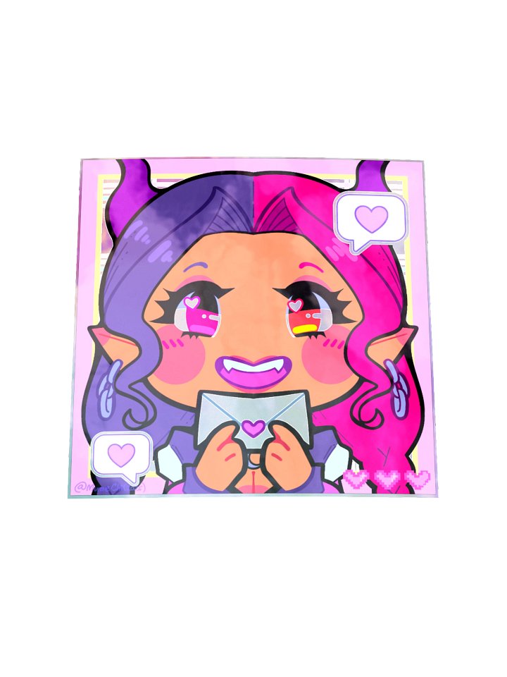 Holographic Love Letter Sticker product image (1)