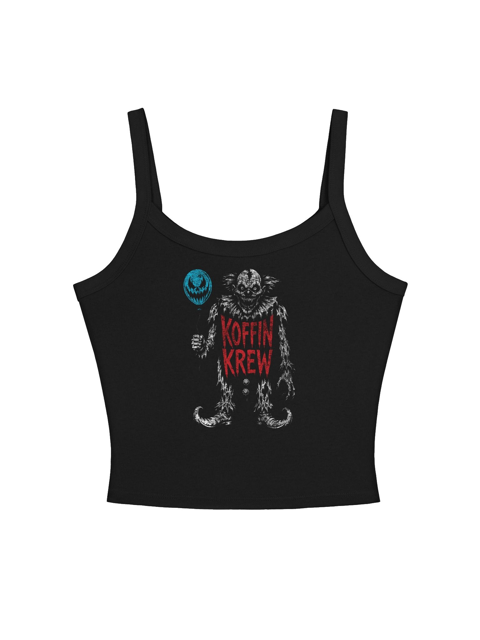 Cursed Clown Women's Micro-Rib Tank Top product image (1)
