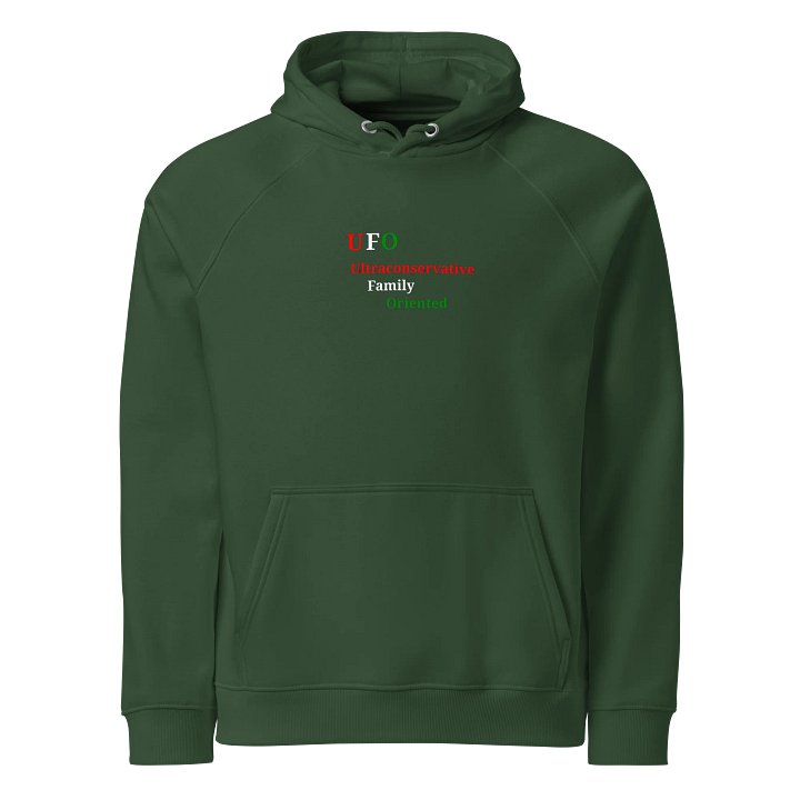 UFO Inspired Eco Raglan Hoodie product image (1)