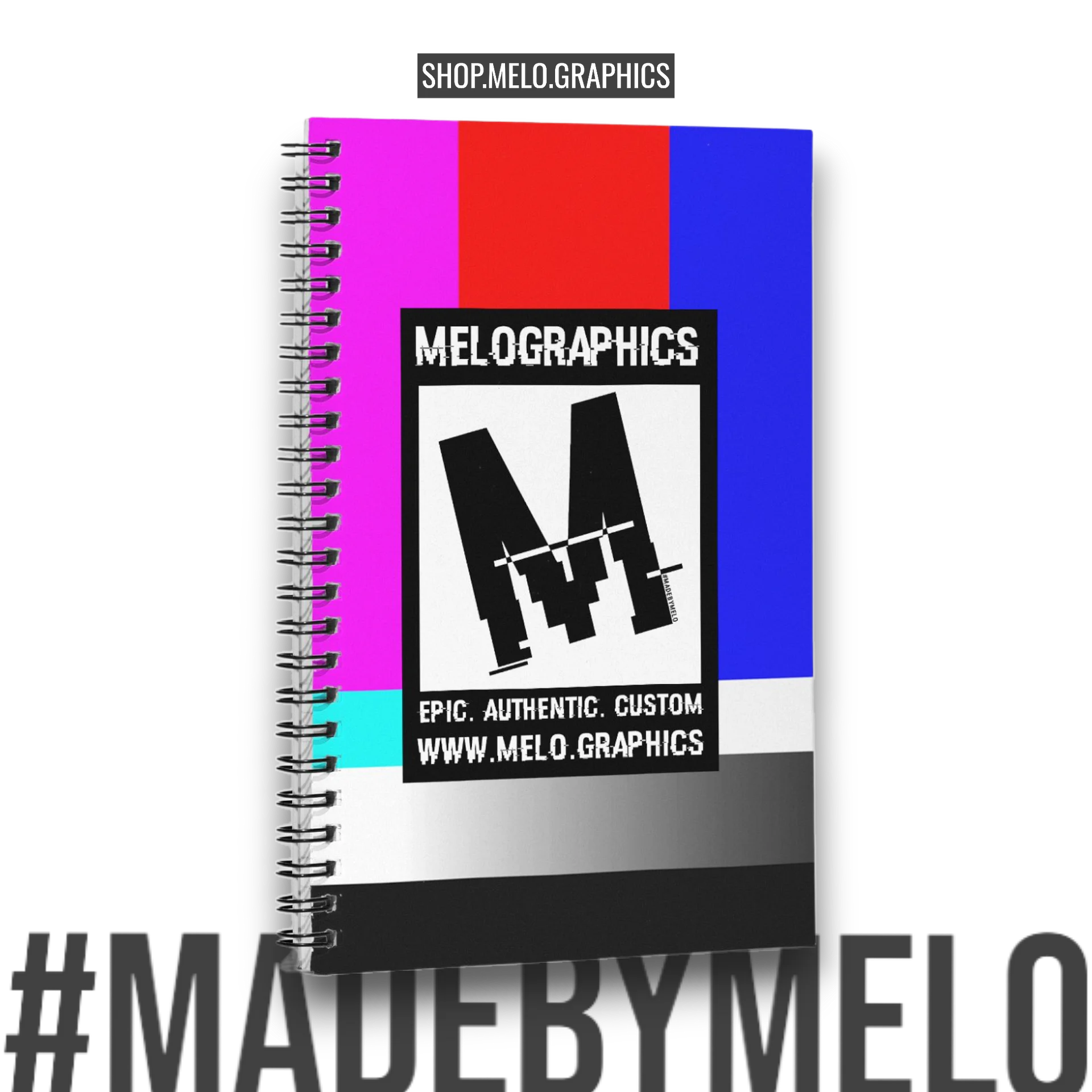 Rated M for MELO TV Spiral Notebook - 5.5x8.5