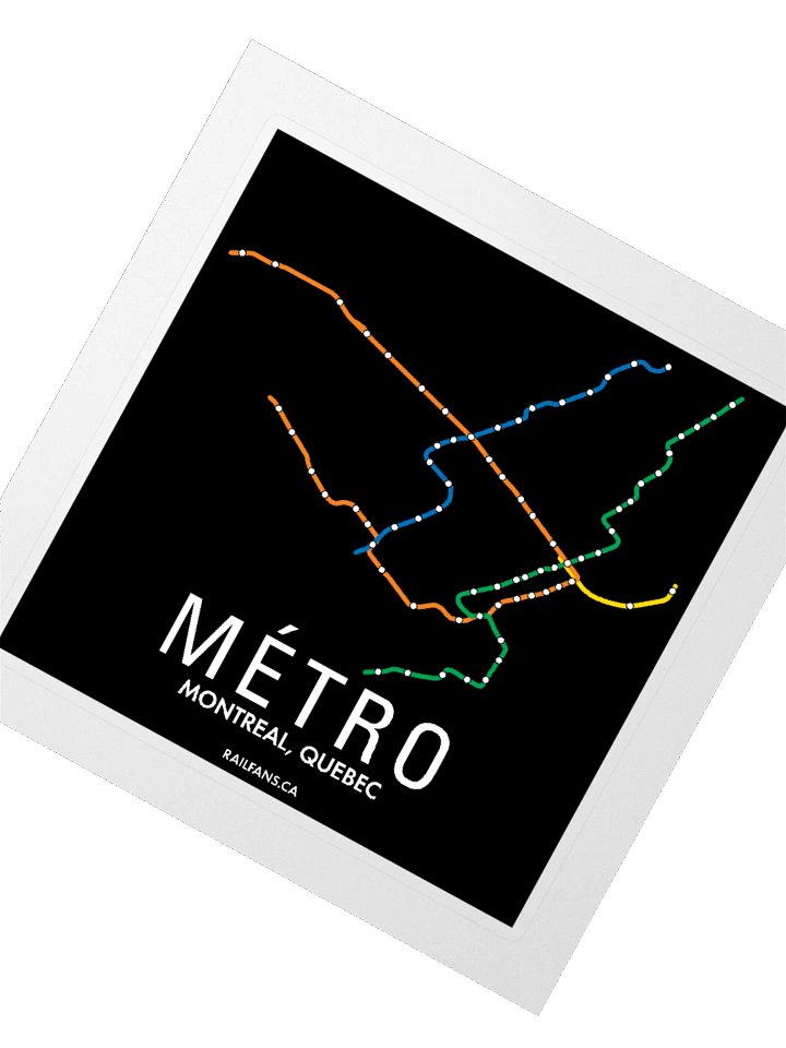 The Rail Fans Canada Transit Sticker - Metro product image (6)