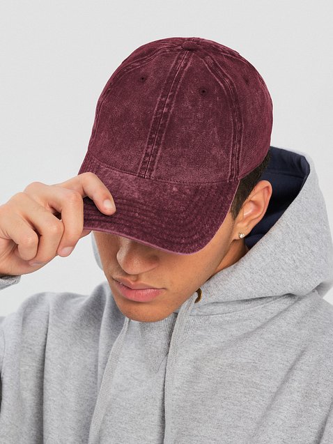 Photo showing Otto Vintage Wash Dad Hat