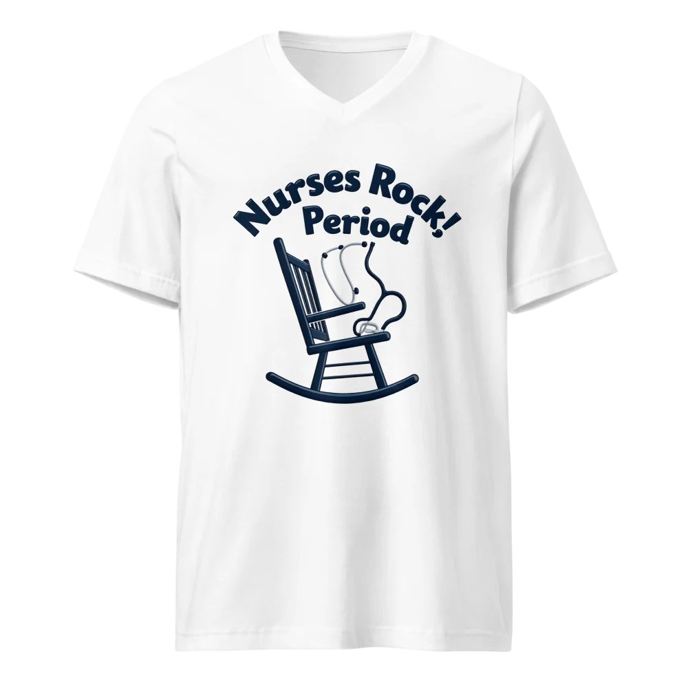 Rocking Chair Nurses V-Neck Tee product image (1)