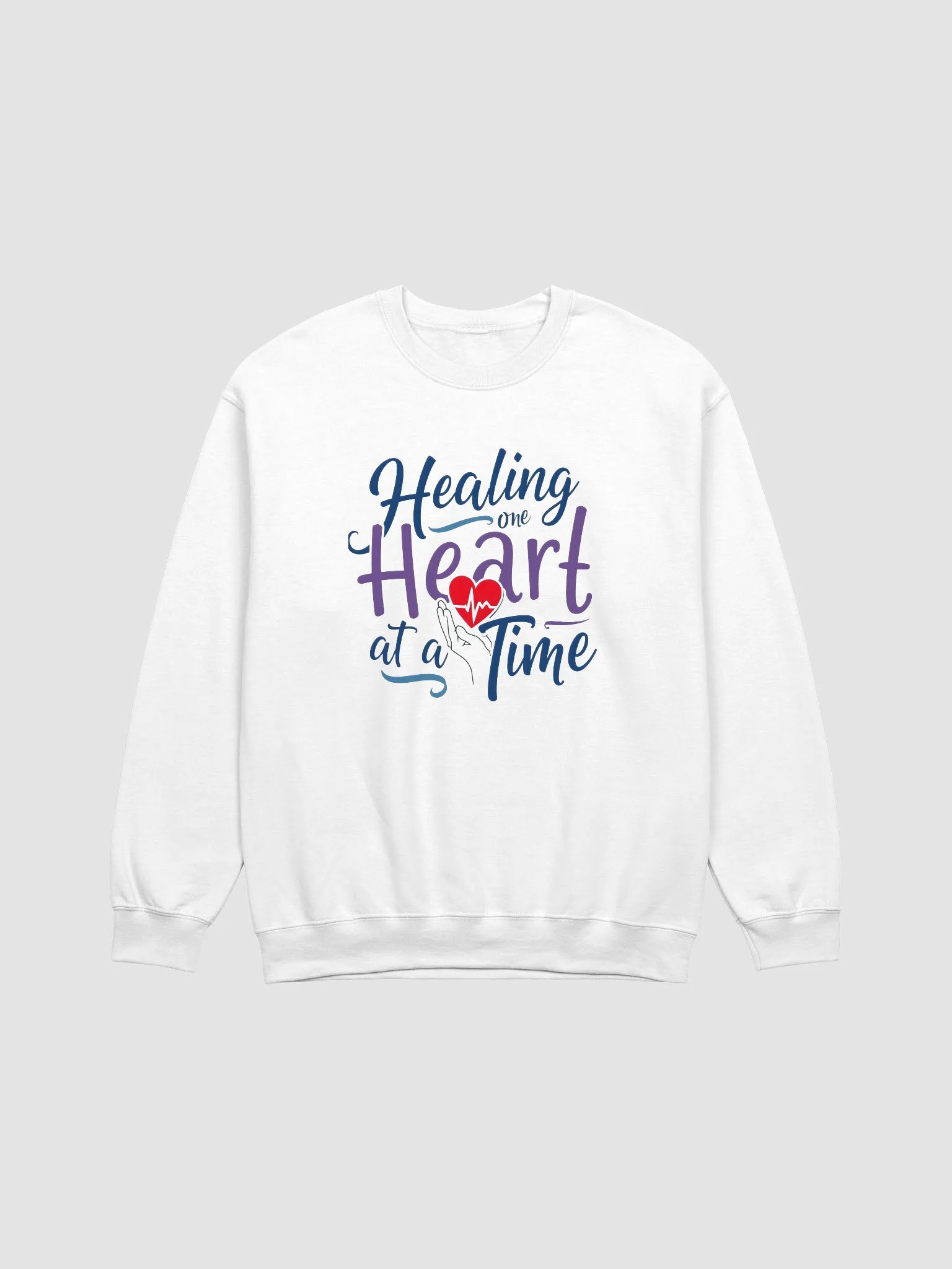 Healing Hearts ECG Crewneck Sweatshirt product image (3)
