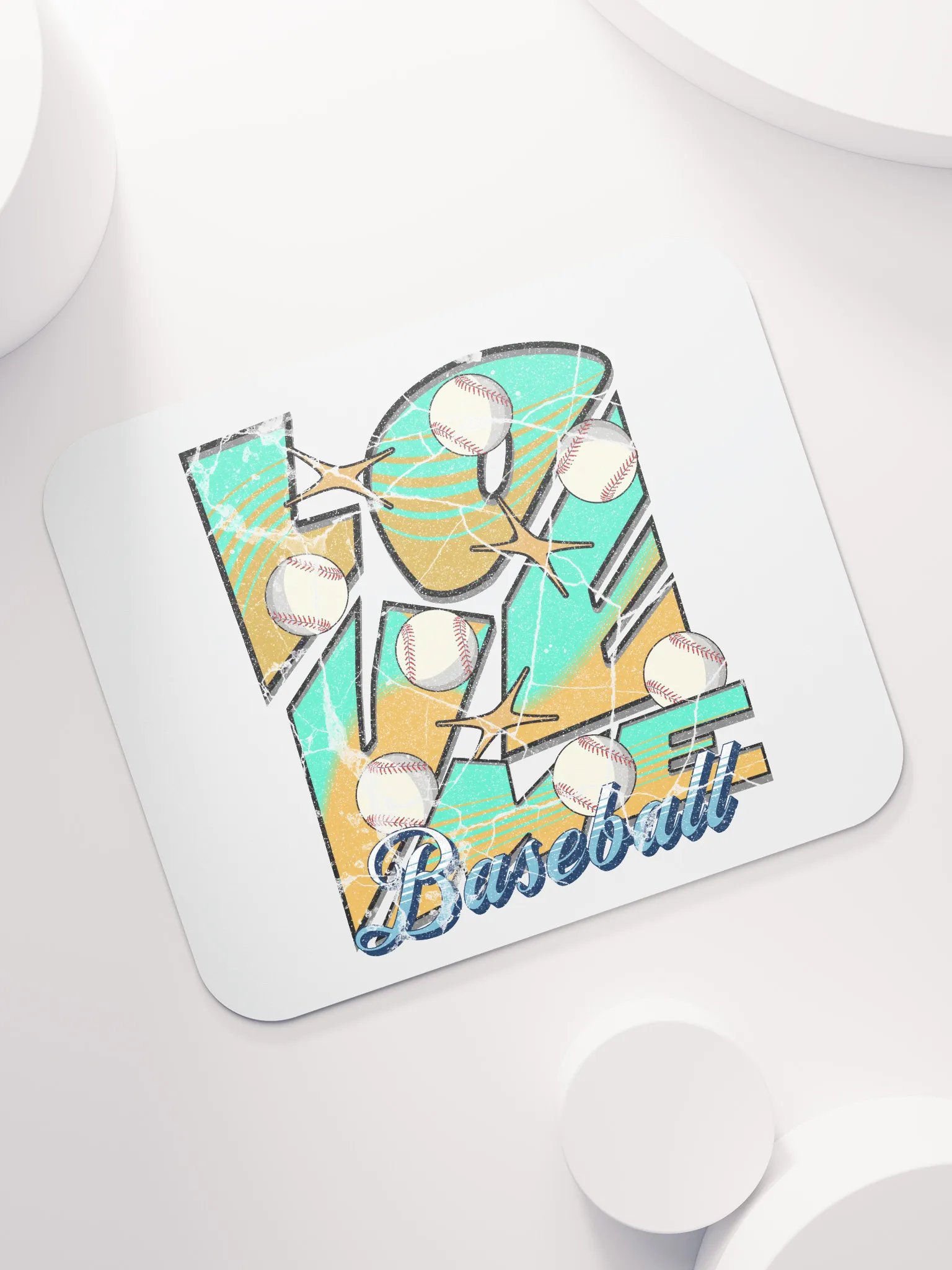 Love Me Baseball Sweet Mouse Pad product image (5)