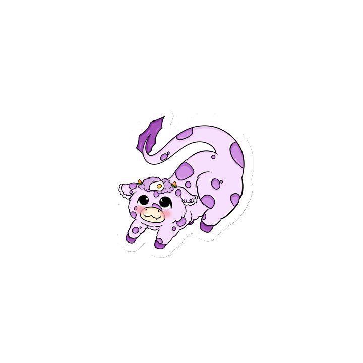 "Playful Purple Bud" Magnet product image (1)