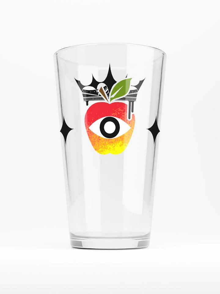Crowned Apple (Color) ✦ Shaker Pint Glass product image (1)