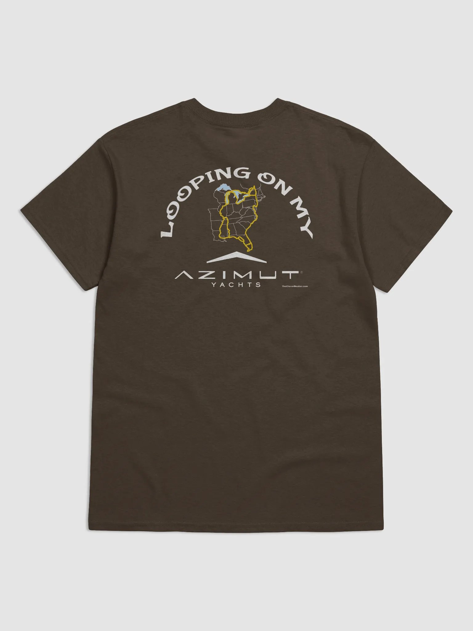 Looping On My Azimut - T-Shirt - Dark Shirt w/White Logo product image (1)